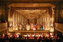 Inscenace barokní opery na zámku Český Krumlov, Festival komorní hudby Český Krumlov, foto: © Lubor Mrázek